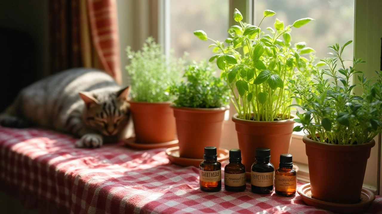 Essential Oils as Natural Repellents