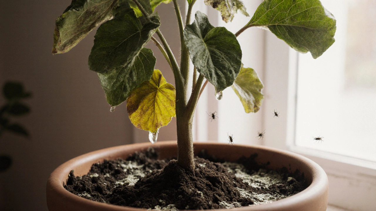 Which is worse for indoor plants: overwatering or underwatering?