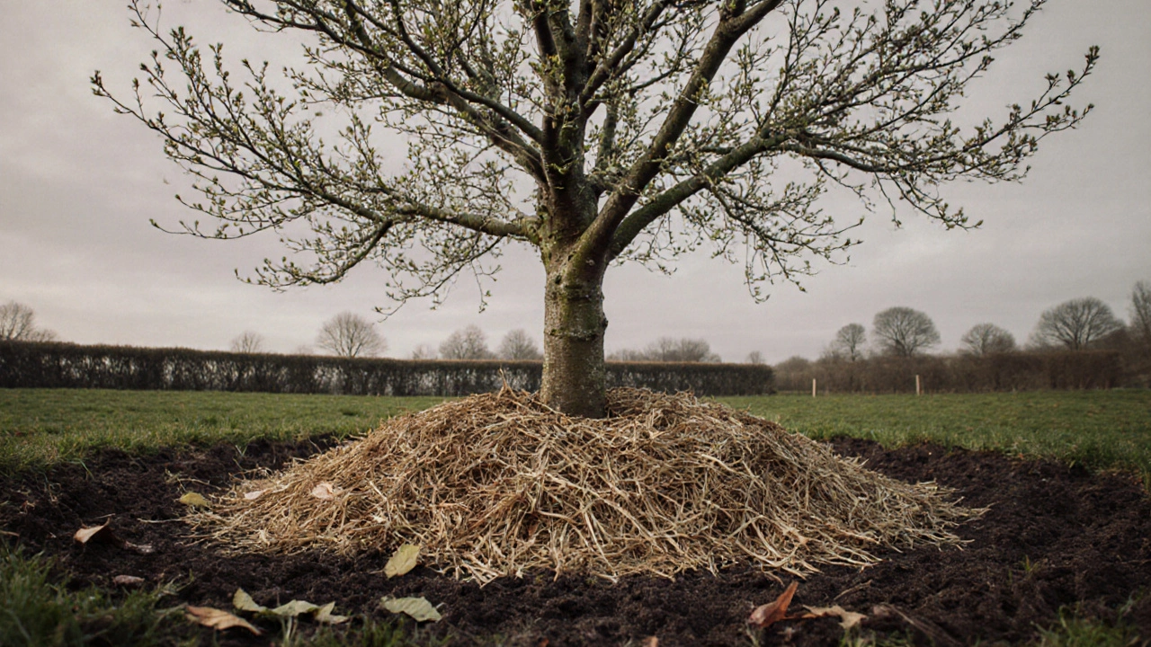 What to Put Around the Base of an Apple Tree in the UK